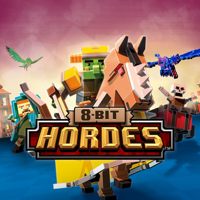 8-Bit Hordes box art for Playstation 4